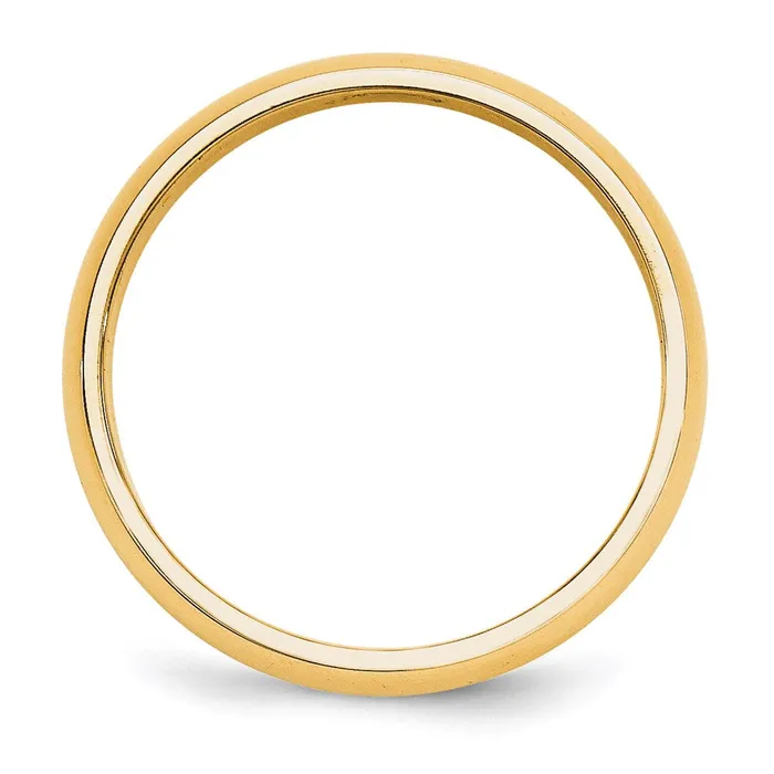Goldia Rings Solid 14K Yellow Gold 5mm HalfRound Wedding MensWomens Wedding Band Ring Size 95 Goldia Rings Solid 14K Yellow Gold 5mm HalfRound Wedding MensWomens Wedding Band Ring Size 95