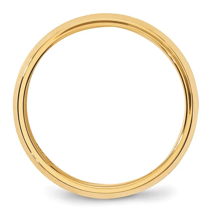 Goldia Rings Solid 14K Yellow Gold 6mm Bevel Edge Comfort Fit MensWomens Wedding Band Ring Size 75 Goldia Rings Solid 14K Yellow Gold 6mm Bevel Edge Comfort Fit MensWomens Wedding Band Ring Size 75