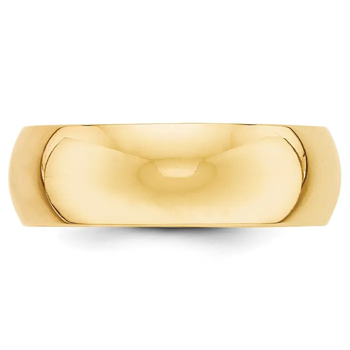 Goldia Rings Solid 14K Yellow Gold 7mm HalfRound Wedding MensWomens Wedding Band Ring Size 4 Goldia Rings Solid 14K Yellow Gold 7mm HalfRound Wedding MensWomens Wedding Band Ring Size 4