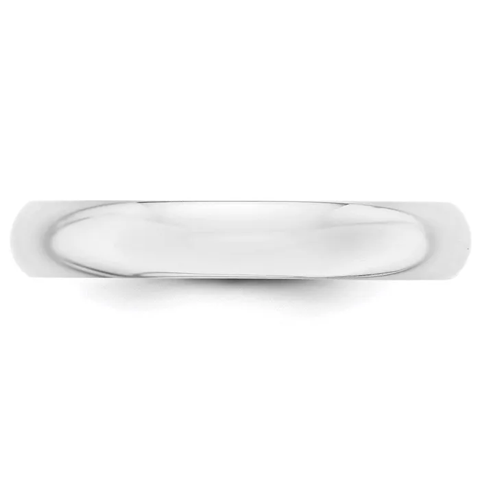 Goldia Rings Solid 18K Yellow Gold White Gold 4mm HalfRound MensWomens Wedding Band Ring Size 12 Goldia Rings Solid 18K Yellow Gold White Gold 4mm HalfRound MensWomens Wedding Band Ring Size 12
