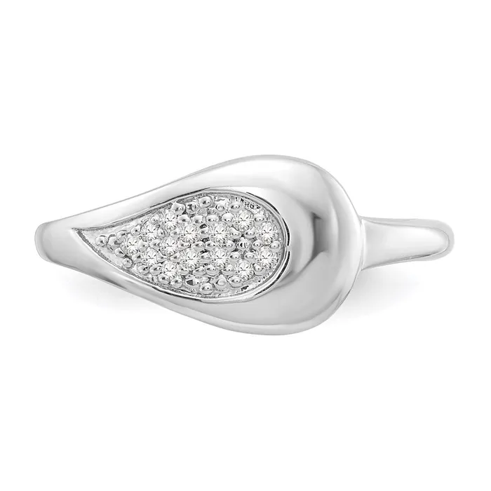 Goldia Rings SS White Ice 07ct Diamond Ring