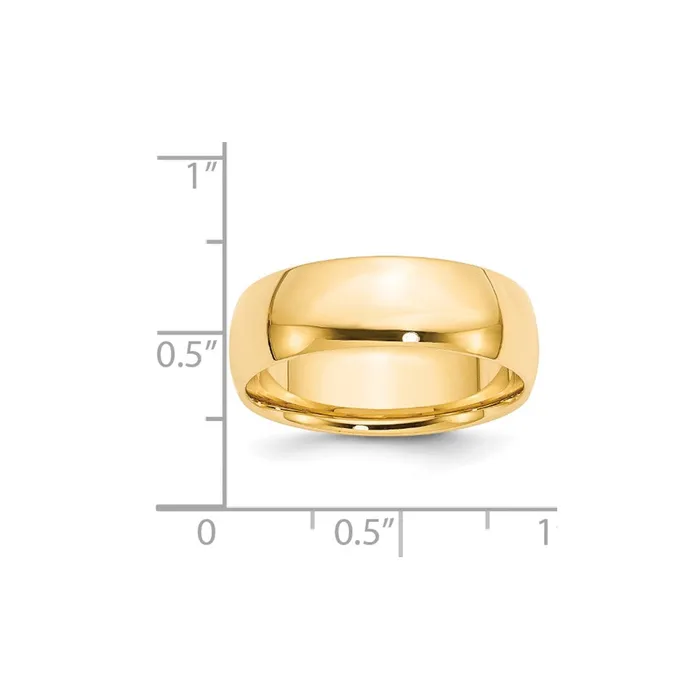 Goldia Solid 10K Yellow Gold 7mm Light Weight Comfort Fit MensWomens Wedding Band Ring Size 135 Rings Goldia Solid 10K Yellow Gold 7mm Light Weight Comfort Fit MensWomens Wedding Band Ring Size 135 Rings