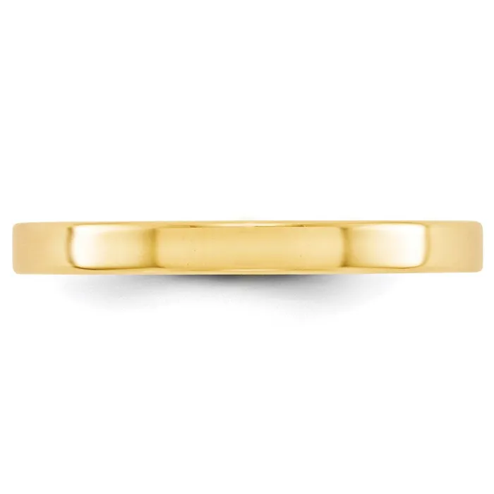 Goldia Solid 14K Yellow Gold 25mm Light Weight Flat MensWomens Wedding Band Ring Size 5 Rings Goldia Solid 14K Yellow Gold 25mm Light Weight Flat MensWomens Wedding Band Ring Size 5 Rings