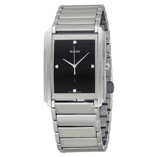 JMS always Bracelets Original Rado Integral Black Dial Stainless Steel Mens Quartz Watch R20997713 JMS always Bracelets Original Rado Integral Black Dial Stainless Steel Mens Quartz Watch R20997713