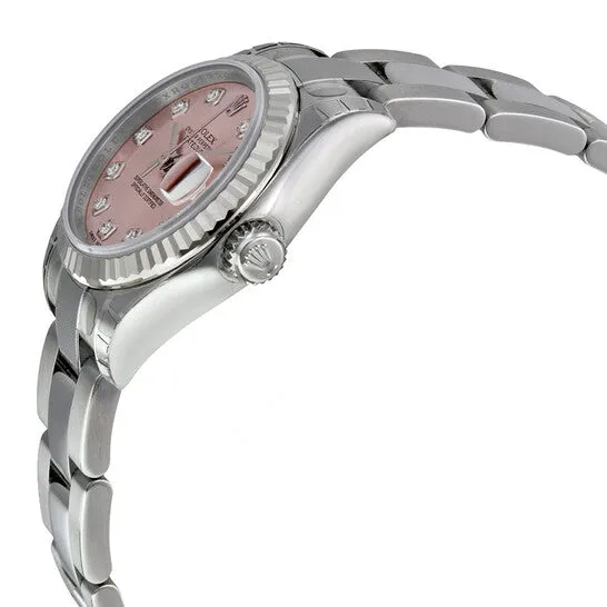 JMS always Bracelets Original Rolex Lady Datejust 26 Pink Dial Stainless Steel Oyster Bracelet Automatic Watch 179174PDO JMS always Bracelets Original Rolex Lady Datejust 26 Pink Dial Stainless Steel Oyster Bracelet Automatic Watch 179174PDO