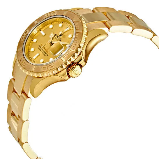 JMS always Bracelets Original Rolex YachtMaster Champagne Dial 18K Yellow Gold Oyster Bracelet Automatic Ladies Watch 169628CSO JMS always Bracelets Original Rolex YachtMaster Champagne Dial 18K Yellow Gold Oyster Bracelet Automatic Ladies Watch 169628CSO