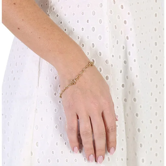 JMS always Bracelets Original Tory Burch Ladies Rolled Tory Gold 18K GoldPlated Brass Roxanne Chain Bracelet JMS always Bracelets Original Tory Burch Ladies Rolled Tory Gold 18K GoldPlated Brass Roxanne Chain Bracelet