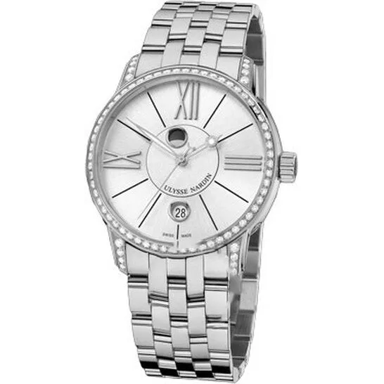 JMS always Bracelets Original Ulysse Nardin Classico Luna Silver Dial Stainless Steel Diamond Mens Watch 8293122B741 JMS always Bracelets Original Ulysse Nardin Classico Luna Silver Dial Stainless Steel Diamond Mens Watch 8293122B741
