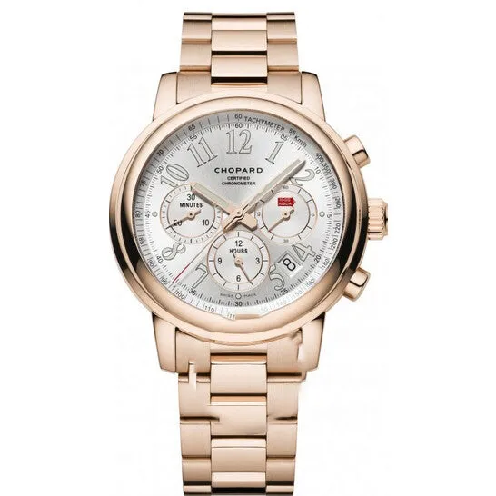 JMS always Earrings Original Chopard Mille Miglia Chronograph Silver Dial 18 Carat Rose Gold Automatic Mens Watch 1512745001 JMS always Earrings Original Chopard Mille Miglia Chronograph Silver Dial 18 Carat Rose Gold Automatic Mens Watch 1512745001