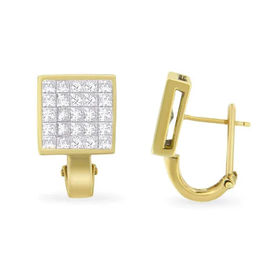 JMS always Original Haus of Brilliance 14K Yellow Gold 3 14 ct TDW Diamond Huggy Earrings GH VS1VS2 Earrings JMS always Original Haus of Brilliance 14K Yellow Gold 3 14 ct TDW Diamond Huggy Earrings GH VS1VS2 Earrings