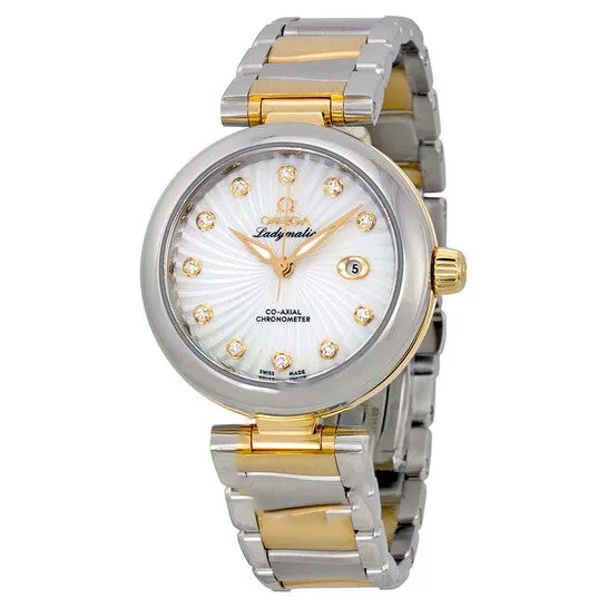 JMS always Original Omega DeVille Ladymatic Mother of Pearl Steel and 18kt Yellow Gold Ladies Watch 42520342055002 Necklaces JMS always Original Omega DeVille Ladymatic Mother of Pearl Steel and 18kt Yellow Gold Ladies Watch 42520342055002 Necklaces