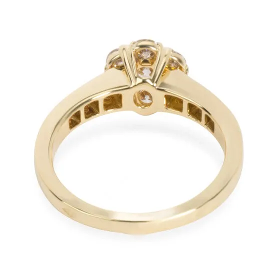 JMS always Original PreOwned Van Cleef Arpels Flora Diamond Ring in 18K Yellow Gold 074 CTW Rings JMS always Original PreOwned Van Cleef Arpels Flora Diamond Ring in 18K Yellow Gold 074 CTW Rings