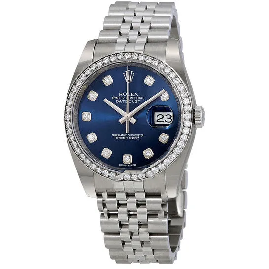 JMS always Original Rolex Oyster Perpetual Datejust 36 Blue Dial Stainless Steel Jubilee Bracelet Automatic Ladies Watch 116244BLDJ Bracelets JMS always Original Rolex Oyster Perpetual Datejust 36 Blue Dial Stainless Steel Jubilee Bracelet Automatic Ladies Watch 116244BLDJ Bracelets