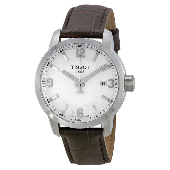 JMS always Original Tissot PRC 200 White Dial Brown Leather Mens Watch T0554101601701 Watches JMS always Original Tissot PRC 200 White Dial Brown Leather Mens Watch T0554101601701 Watches