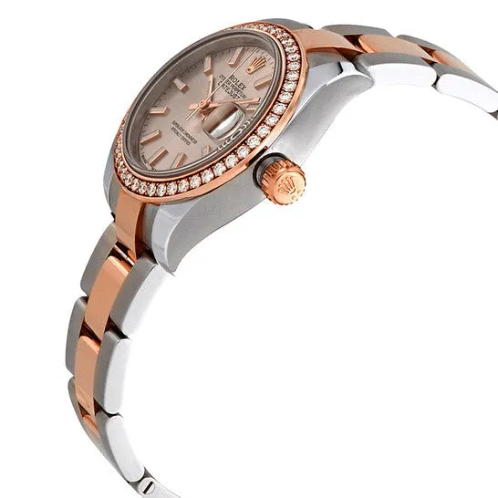 JMS always PreStyled Sets Original Rolex Datejust Automatic Ladies Steel and 18K Everose Gold Oyster Watch 279381RBR JMS always PreStyled Sets Original Rolex Datejust Automatic Ladies Steel and 18K Everose Gold Oyster Watch 279381RBR