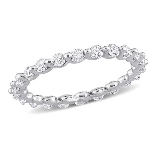 JMS always Rings Original Amour 1 CT Diamond TW Eternity Ring White Platinum JMS always Rings Original Amour 1 CT Diamond TW Eternity Ring White Platinum
