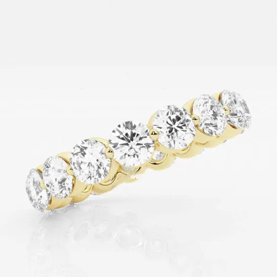 JMS always Rings Original Brilliant Diamond 14K Yellow Gold 3 CTTW Floating RoundCut LAB GROWN Diamond Eternity Band G SI JMS always Rings Original Brilliant Diamond 14K Yellow Gold 3 CTTW Floating RoundCut LAB GROWN Diamond Eternity Band G SI