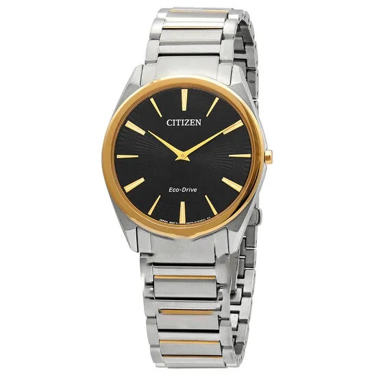 JMS always Rings Original Citizen EcoDrive Black Dial Twotone Mens Watch AR307888E JMS always Rings Original Citizen EcoDrive Black Dial Twotone Mens Watch AR307888E