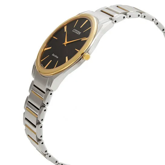 JMS always Rings Original Citizen EcoDrive Black Dial Twotone Mens Watch AR307888E JMS always Rings Original Citizen EcoDrive Black Dial Twotone Mens Watch AR307888E