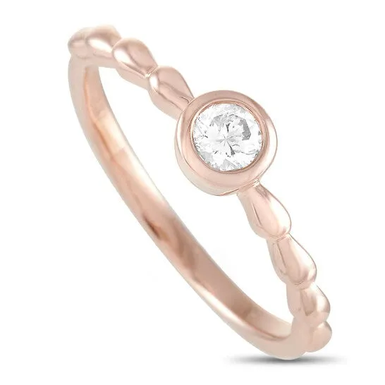 JMS always Rings Original LB Exclusive 14K Rose Gold 025 ct Diamond Ring JMS always Rings Original LB Exclusive 14K Rose Gold 025 ct Diamond Ring