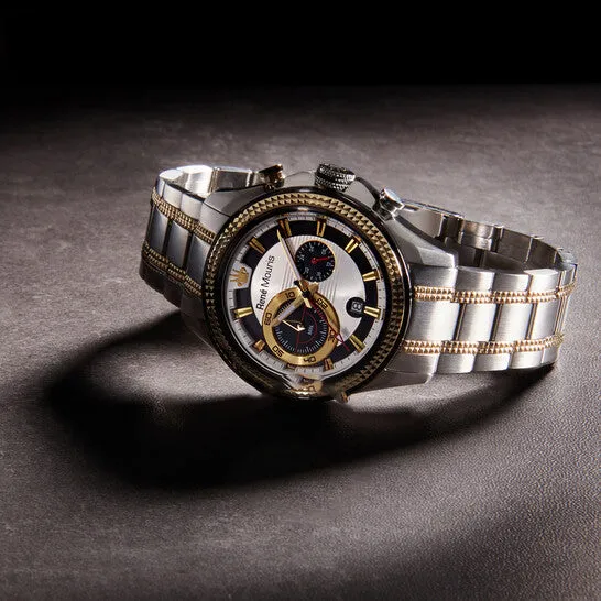 JMS always Rings Original Ren Mouris Trofeo Chronograph Twotone Dial Mens Watch 90120RM3 JMS always Rings Original Ren Mouris Trofeo Chronograph Twotone Dial Mens Watch 90120RM3