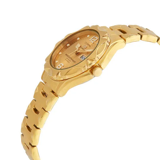 JMS always Rings Original Seiko 5 Automatic Gold Dial Yellow Goldtone Mens Watch SNZ460J1 JMS always Rings Original Seiko 5 Automatic Gold Dial Yellow Goldtone Mens Watch SNZ460J1