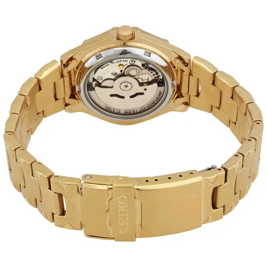 JMS always Rings Original Seiko 5 Automatic Gold Dial Yellow Goldtone Mens Watch SNZ460J1 JMS always Rings Original Seiko 5 Automatic Gold Dial Yellow Goldtone Mens Watch SNZ460J1