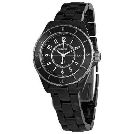 JMS always Watches Original Chanel J12 Quartz Black Dial Ladies Watch H5695 JMS always Watches Original Chanel J12 Quartz Black Dial Ladies Watch H5695