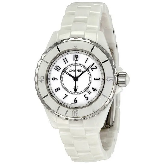 JMS always Watches Original Chanel J12 Quartz White Dial Ladies Watch H0968 JMS always Watches Original Chanel J12 Quartz White Dial Ladies Watch H0968