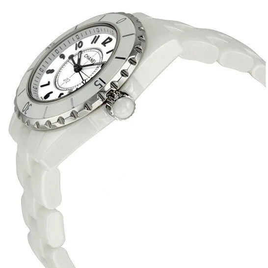 JMS always Watches Original Chanel J12 Quartz White Dial Ladies Watch H0968 JMS always Watches Original Chanel J12 Quartz White Dial Ladies Watch H0968