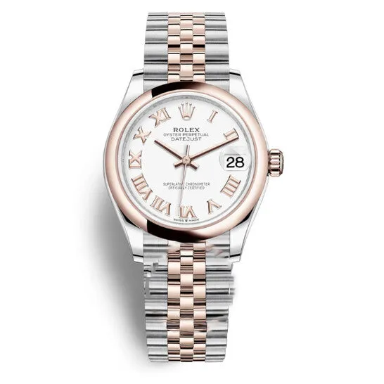 JMS always Watches Original Rolex Datejust 31 White Dial Automatic Steel and 18kt Everose Gold Jubilee Watch 278241WRJ JMS always Watches Original Rolex Datejust 31 White Dial Automatic Steel and 18kt Everose Gold Jubilee Watch 278241WRJ