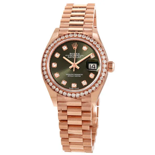 JMS always Watches Original Rolex LadyDatejust Automatic Diamond Green Dial Ladies Watch 279135GNDP JMS always Watches Original Rolex LadyDatejust Automatic Diamond Green Dial Ladies Watch 279135GNDP