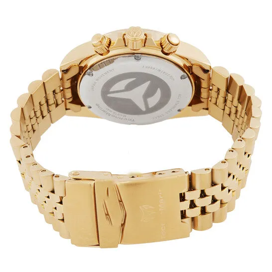 JMS always Watches Original Technomarine Manta Chronograph GMT Quartz Crystal Gold Dial Ladies Watch TM222025 JMS always Watches Original Technomarine Manta Chronograph GMT Quartz Crystal Gold Dial Ladies Watch TM222025