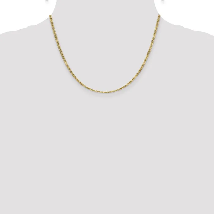MDS Necklaces 14K Yellow Gold 18 inch 24mm SemiSolid Anchor with Spring Ring Clasp Chain Necklace MDS Necklaces 14K Yellow Gold 18 inch 24mm SemiSolid Anchor with Spring Ring Clasp Chain Necklace