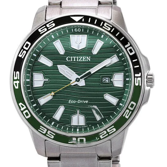 Original Citizen EcoDrive Green Dial Stainless Steel Mens Watch AW152689X JMS always Bracelets Original Citizen EcoDrive Green Dial Stainless Steel Mens Watch AW152689X JMS always Bracelets