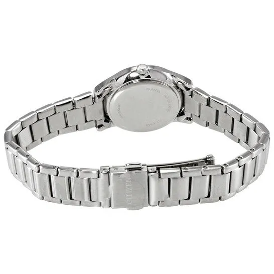 Original Citizen Quartz Silver Dial Stainless Steel Ladies Watch ER020181B JMS always Bracelets