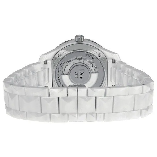 Original Dior VIII Automatic Diamond Dial White Ceramic Ladies Watch CD1235E3C002 JMS always Watches Original Dior VIII Automatic Diamond Dial White Ceramic Ladies Watch CD1235E3C002 JMS always Watches