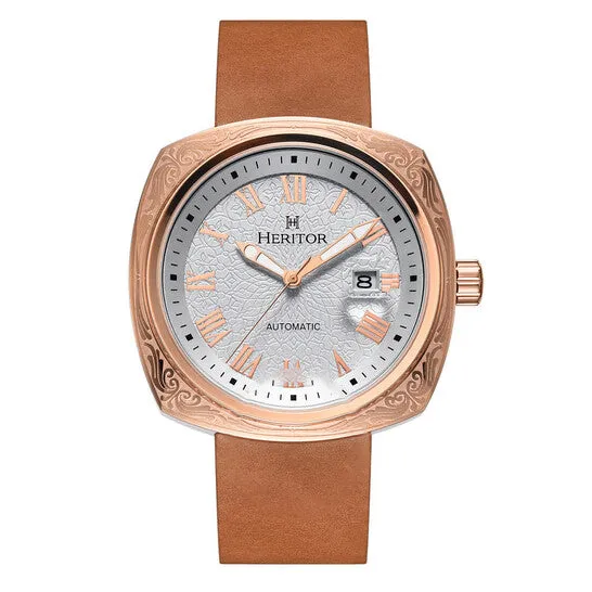 Original Heritor Davenport Silvertone Dial Mens Watch HERHS3204 JMS always Rings Original Heritor Davenport Silvertone Dial Mens Watch HERHS3204 JMS always Rings