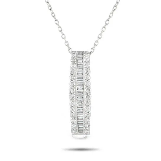 Original LB Exclusive 14K White Gold 058ct Diamond Necklace JMS always Necklaces Original LB Exclusive 14K White Gold 058ct Diamond Necklace JMS always Necklaces