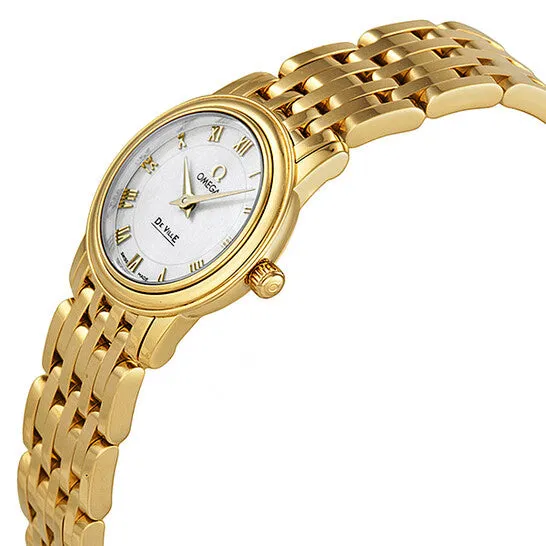 Original Omega De Ville Prestige Mother of Pearl Yellow Gold Ladies Watch 417071 JMS always Watches Original Omega De Ville Prestige Mother of Pearl Yellow Gold Ladies Watch 417071 JMS always Watches