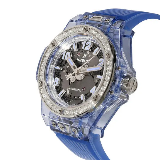 Original Preowned Hublot Big Bang One Click Diamond Skeleton Dial Ladies Watch 465JL4802RT1204 JMS always Watches Original Preowned Hublot Big Bang One Click Diamond Skeleton Dial Ladies Watch 465JL4802RT1204 JMS always Watches
