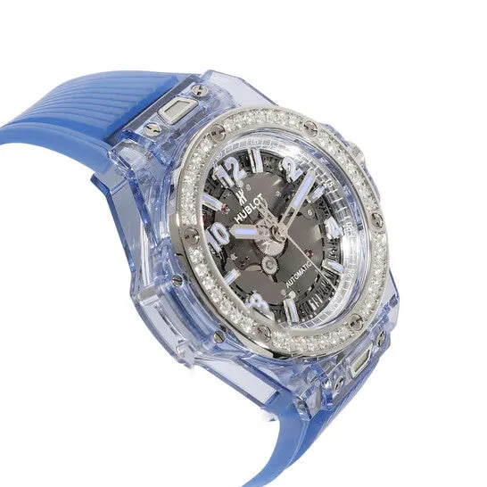 Original Preowned Hublot Big Bang One Click Diamond Skeleton Dial Ladies Watch 465JL4802RT1204 JMS always Watches Original Preowned Hublot Big Bang One Click Diamond Skeleton Dial Ladies Watch 465JL4802RT1204 JMS always Watches