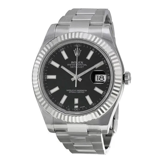 Original Rolex Datejust II Automatic Black Dial Stainless Steel Oyster Bracelet Mens Watch 116334BKSO JMS always Bracelets Original Rolex Datejust II Automatic Black Dial Stainless Steel Oyster Bracelet Mens Watch 116334BKSO JMS always Bracelets