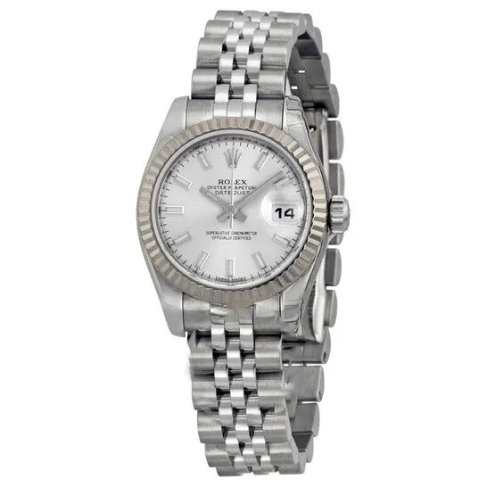 Original Rolex Lady Datejust 26 Silver Dial Stainless Steel Jubilee Bracelet Automatic Watch 179174SSJ JMS always Bracelets Original Rolex Lady Datejust 26 Silver Dial Stainless Steel Jubilee Bracelet Automatic Watch 179174SSJ JMS always Bracelets
