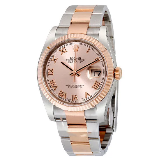 Original Rolex Oyster Perpetual Datejust 36 Pink Dial Stainless Steel and 18K Everose Gold Bracelet Automatic Mens Watch 116231PRO JMS always Bracelets Original Rolex Oyster Perpetual Datejust 36 Pink Dial Stainless Steel and 18K Everose Gold Bracelet Automatic Mens Watch 116231PRO JMS always Bracelets