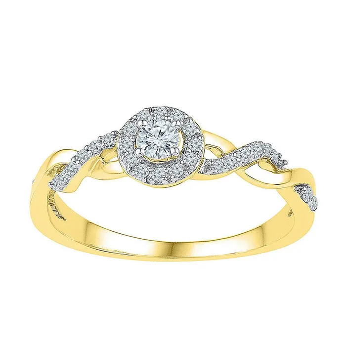 Rings 10k Yellow Gold Round Diamond Solitaire Bridal Engagement Ring 15 Cttw gndatlanta Rings 10k Yellow Gold Round Diamond Solitaire Bridal Engagement Ring 15 Cttw gndatlanta