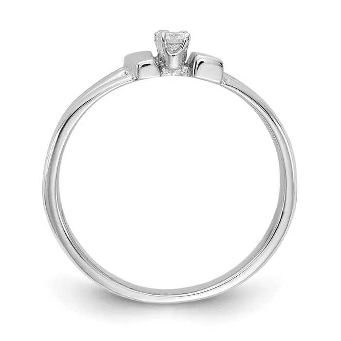 Rings 14K White Gold A Real Diamond Ring Goldiacom