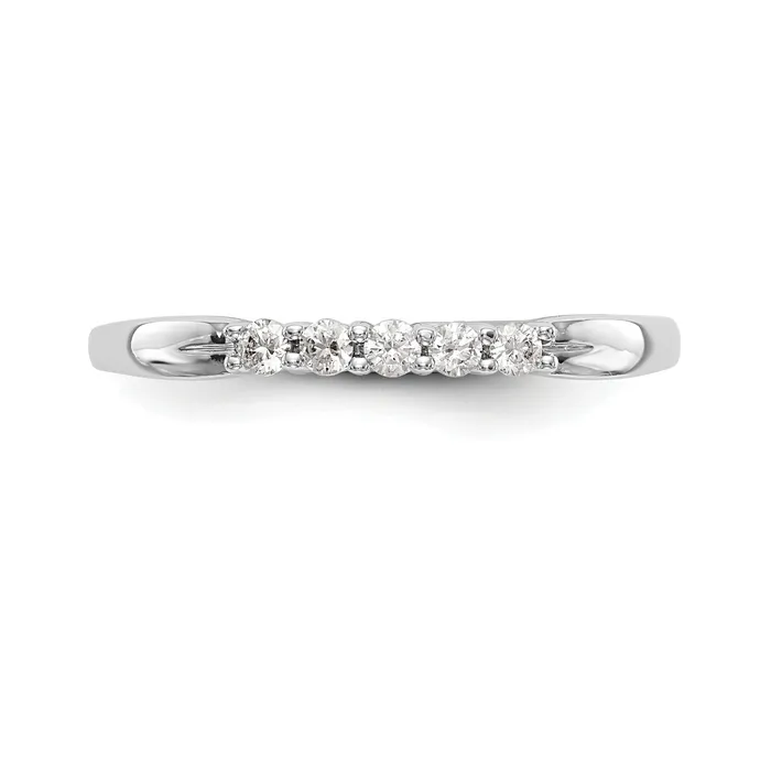 Rings Goldia 015ct CZ Solid Real 14k White Gold Wedding Wedding Band Ring