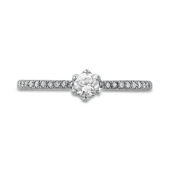 Rings Goldia 033 CT TW Natural Diamond Hidden Halo Engagement Ring in Solid 10K White Gold II2 Rings Goldia 033 CT TW Natural Diamond Hidden Halo Engagement Ring in Solid 10K White Gold II2