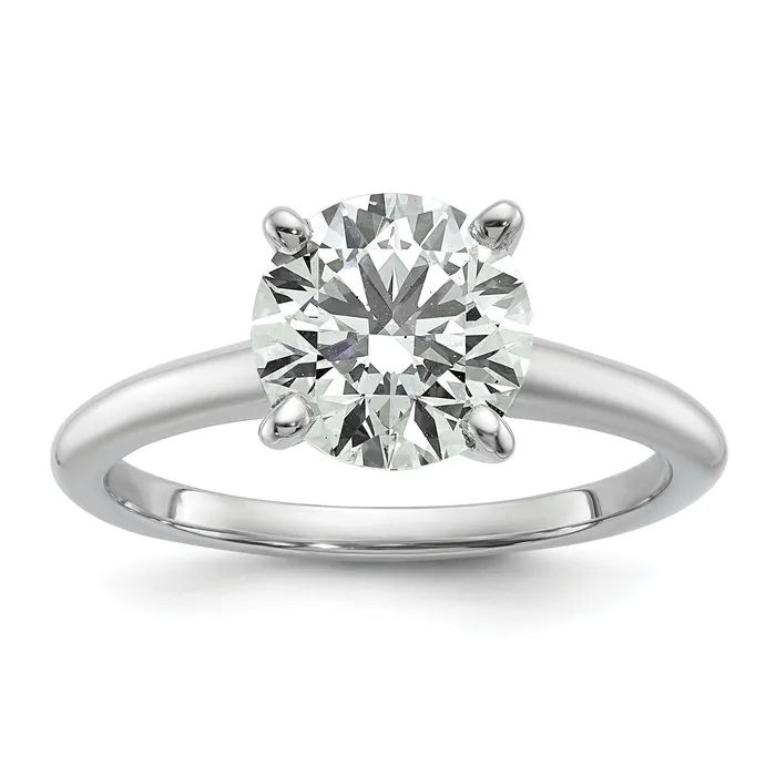 Rings Goldia 14k White Gold 2 Ct Lab Grown Diamond VSSI G Round Solitaire Engagement Ring Rings Goldia 14k White Gold 2 Ct Lab Grown Diamond VSSI G Round Solitaire Engagement Ring